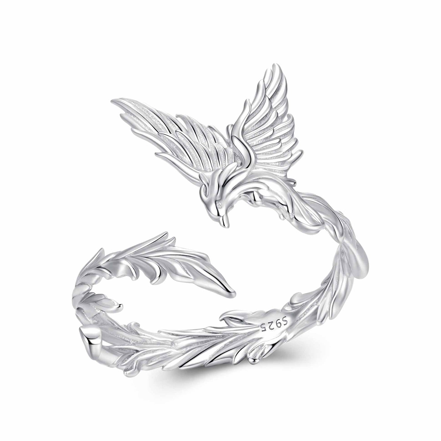 925 Sterling Silver White Gold Plated Rings  DestGlow