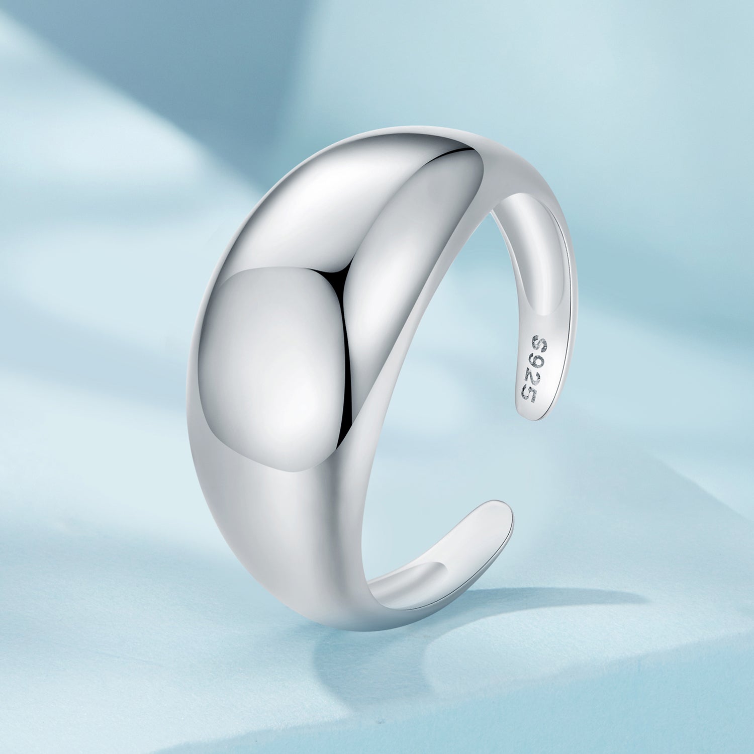 925 Sterling Silver Plated Gold Ring for Unisex  DestGlow