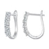 S925 Sterling Silver Moissanite Earrings 0.30 Carat for Women  DestGlow