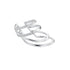 925 Sterling Silver Earrings with CZ and White Gold Plating  DestGlow
