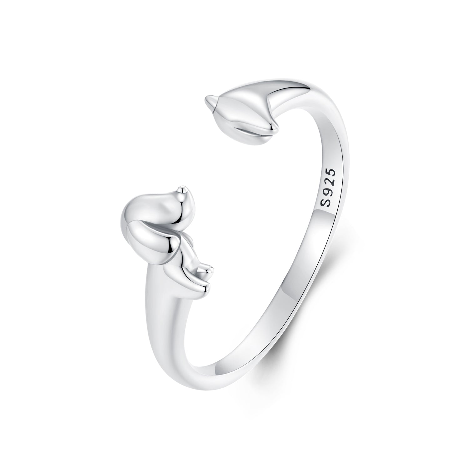 925 Sterling Silver Oxidized 1.8mm Width Elegant Style E Ring  DestGlow