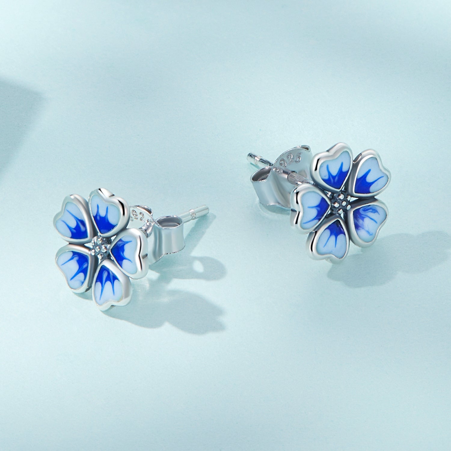 925 Sterling Silver Enamel Earrings for Women  DestGlow
