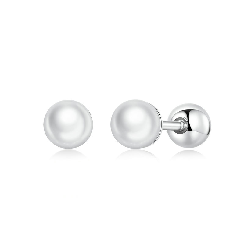 925 Sterling Silver Quality Shell Pearl Earrings for Women  DestGlow