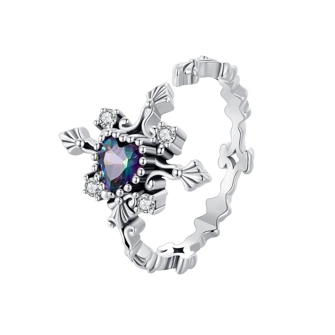 925 Sterling Silver Pavé Setting CZ Ring for Women  DestGlow