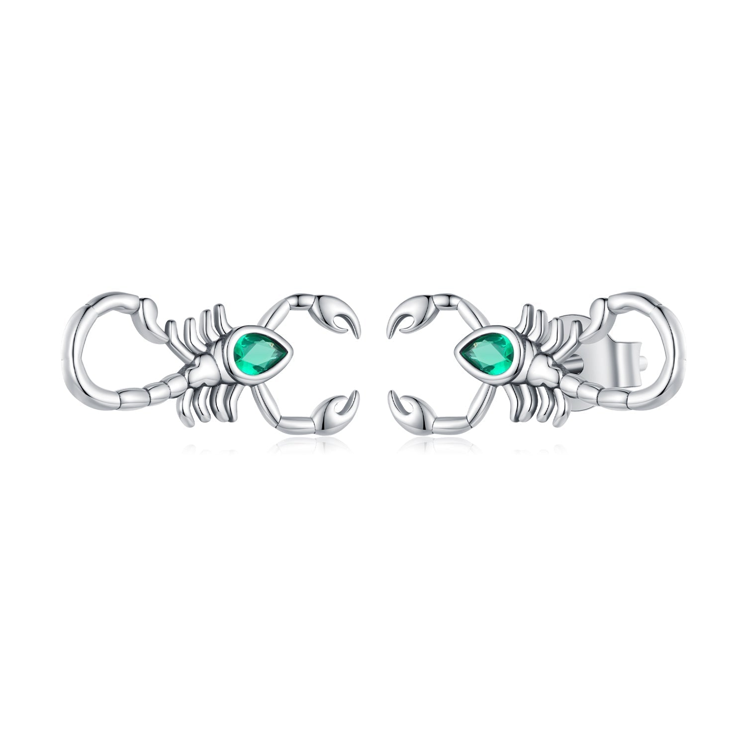 925 Sterling Silver Earrings with Pavé Setting CZ and Oxidized Finish for Women