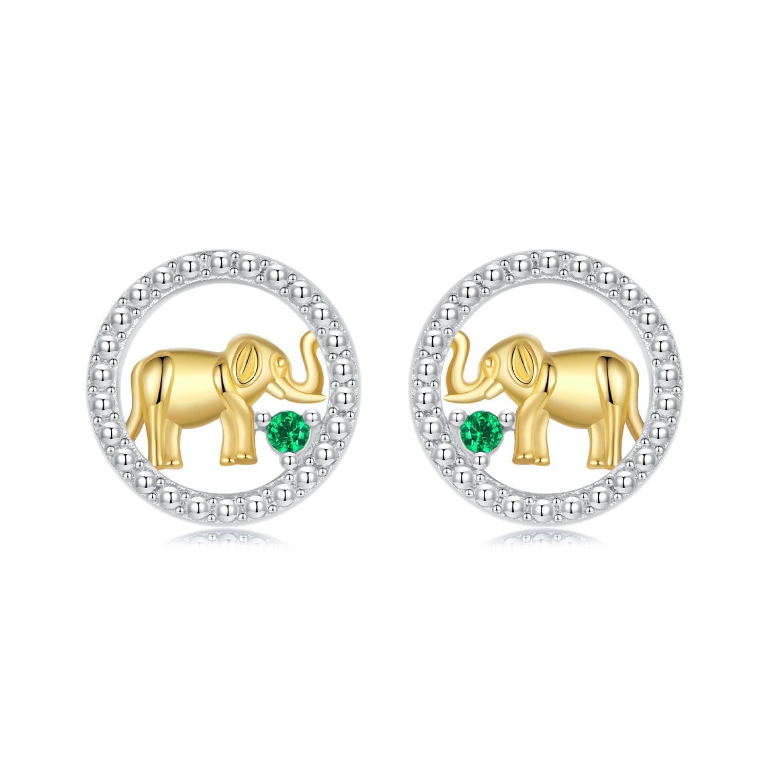 925 Sterling Silver Earrings with CZ in White Gold Plated for Women  DestGlow