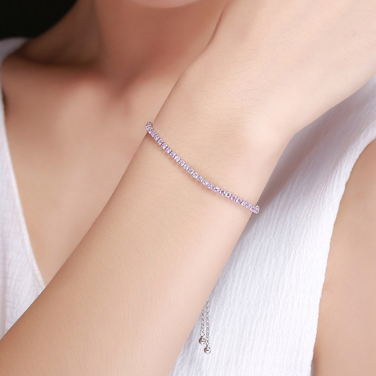 925 Sterling Silver Bracelet 27cm for Women  DestGlow