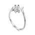925 Sterling Silver Oxidized Silver Ring  DestGlow