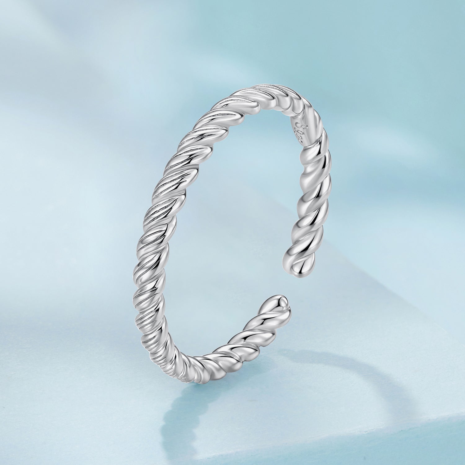 925 Sterling Silver White Gold Plated Ring for Women  DestGlow