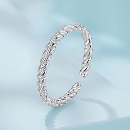 925 Sterling Silver White Gold Plated Ring for Women  DestGlow