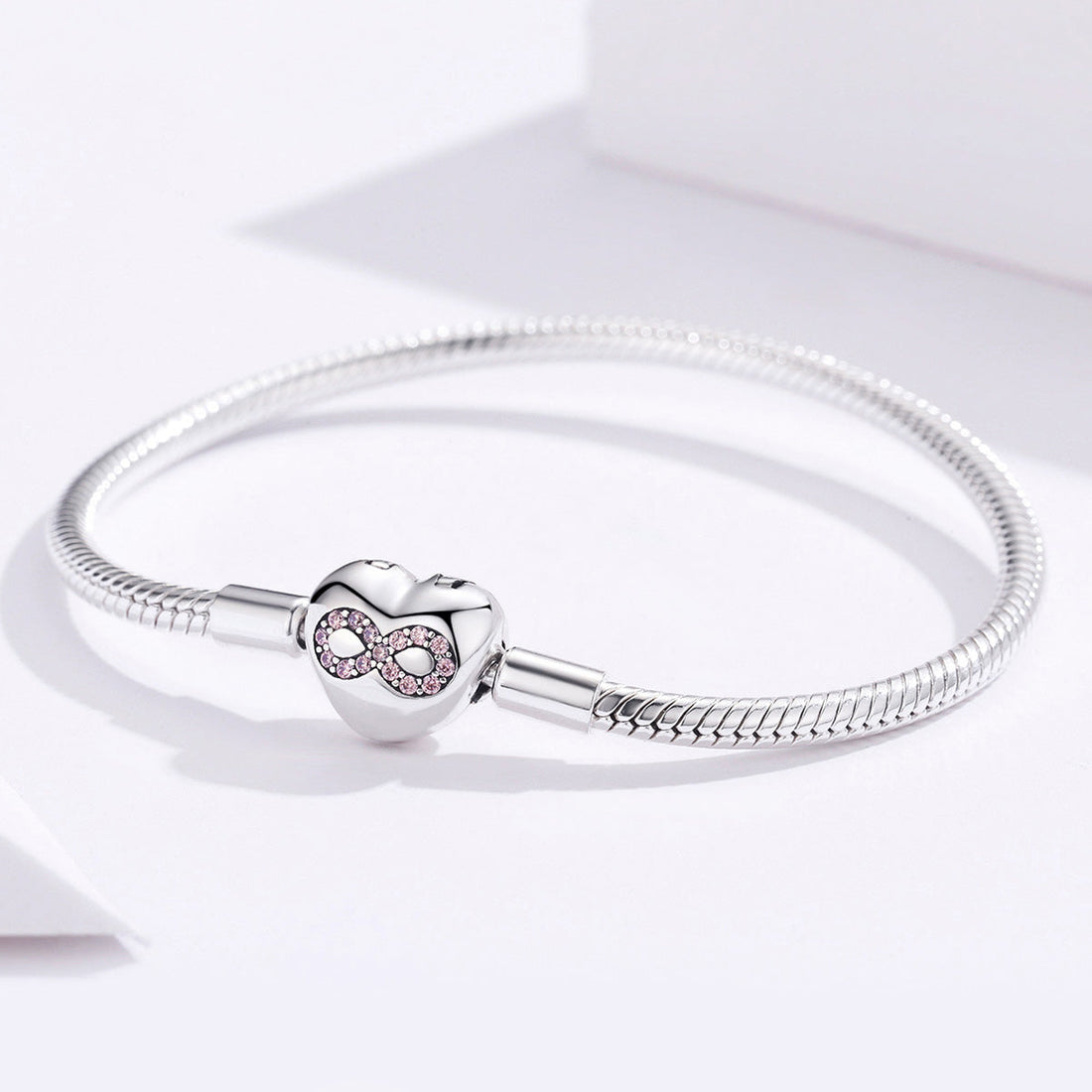 925 Sterling Silver Bracelet 17.0cm for Women  DestGlow