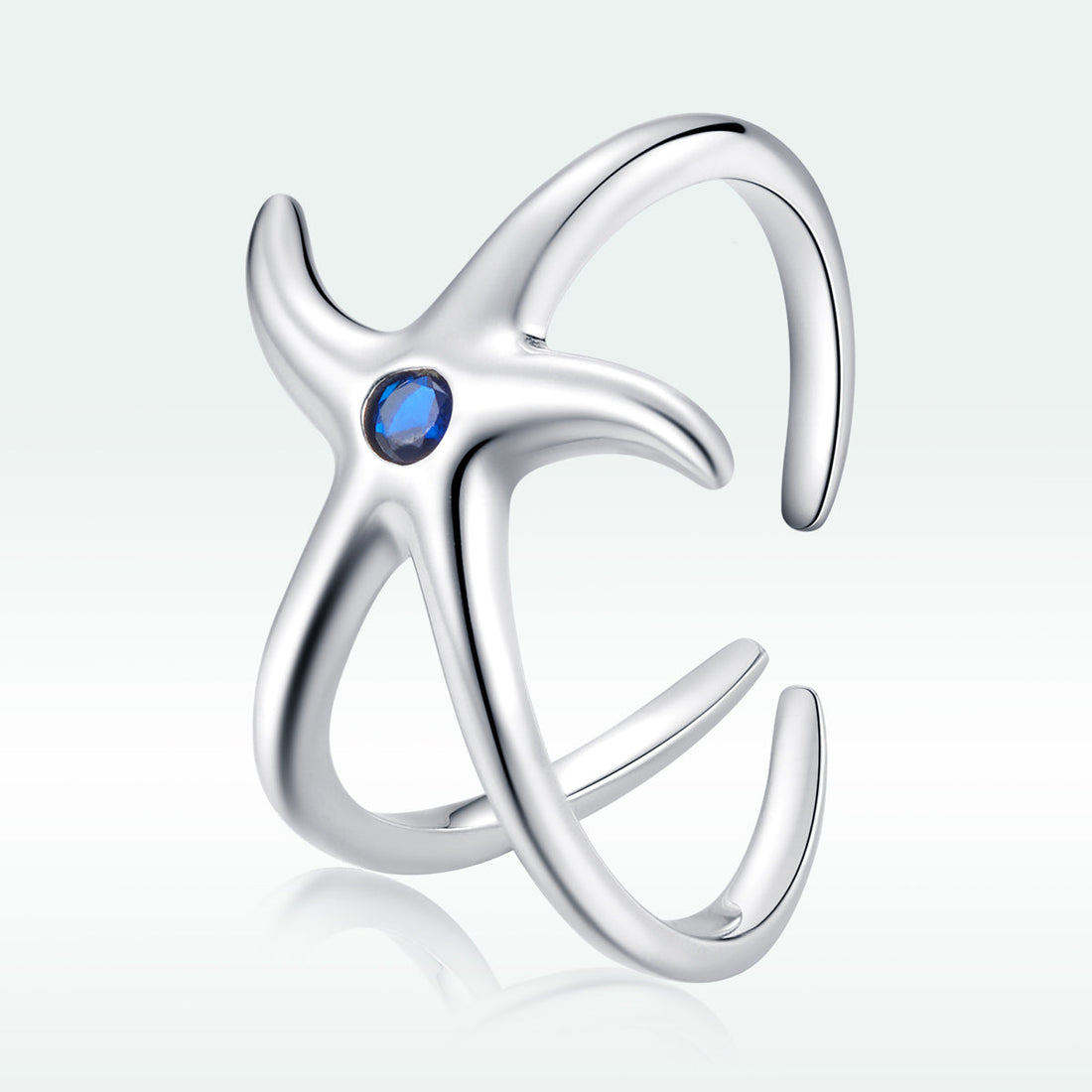 S925 Sterling Silver Oxidized Ring with Pavé Setting and CZ  DestGlow