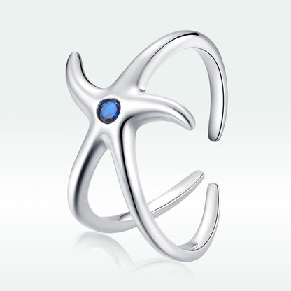 S925 Sterling Silver Oxidized Ring with Pavé Setting and CZ  DestGlow