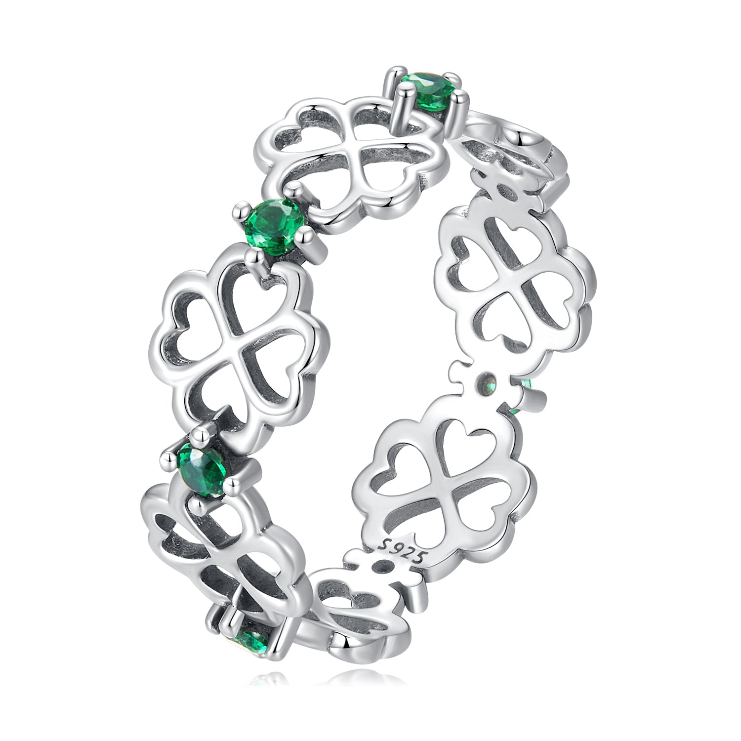 925 Sterling Silver Oxidized Size 6.0 Ring with Pavé CZ for Women  DestGlow