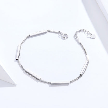 925 Sterling Silver Bracelet 20cm for Women  DestGlow