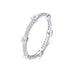 925 Sterling Silver Ring with Pavé Setting CZ - Size 6.0  DestGlow