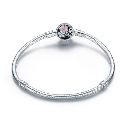 925 Sterling Silver Bracelet 18CM for Women  DestGlow