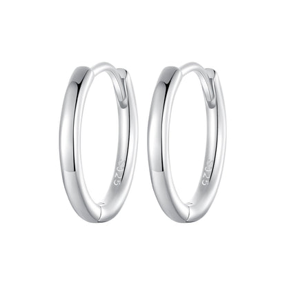 925 Sterling Silver &amp; White Gold Plated Earrings for Women