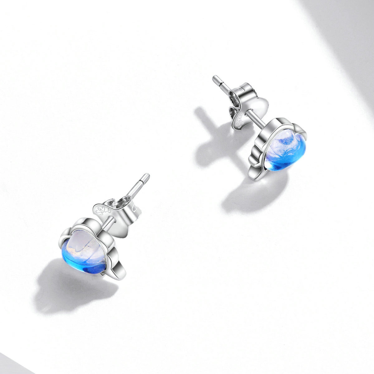 925 Sterling Silver Moonstone Earrings for Women  DestGlow