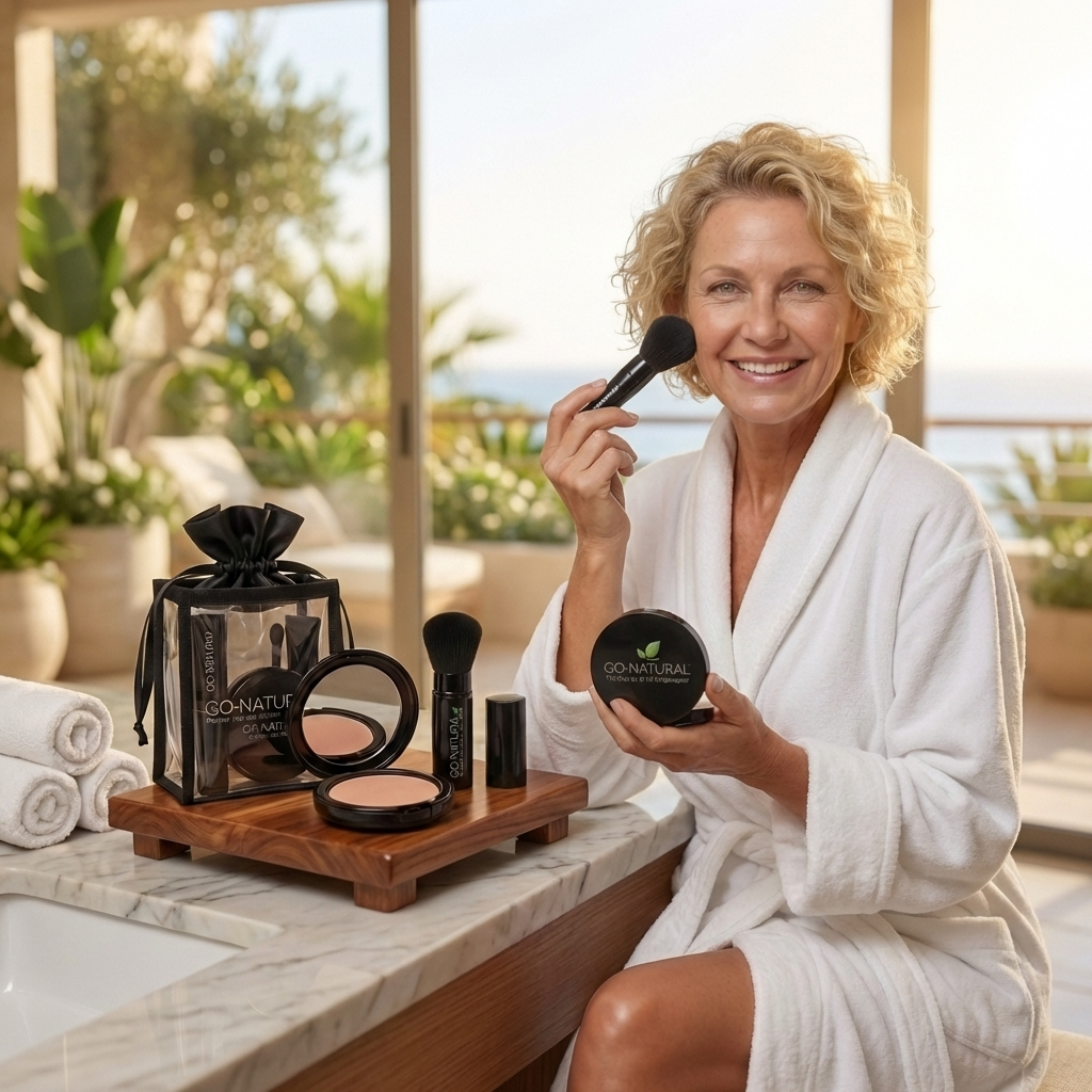 GO NATURAL® ALL-IN-ONE® Powder - Travel Gift Set  DestGlow