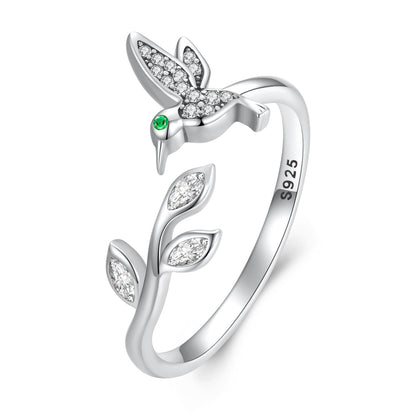 925 Sterling Silver Oxidized Silver Pavé Setting CZ Ring  DestGlow