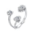 925 Sterling Silver 0.8cm Pavé Setting CZ Ring  DestGlow