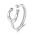 925 Sterling Silver & White Gold Plated Pavé CZ Ring  DestGlow