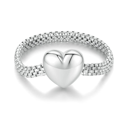 925 Sterling Silver 2.5mm Width Ring for Women by Bids.com