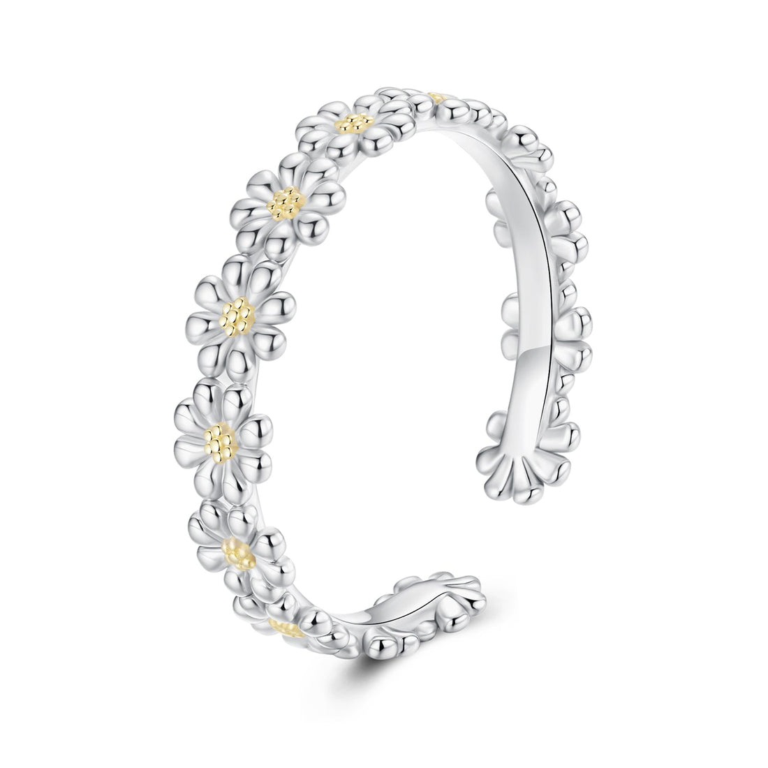925 Sterling Silver Ring for Women - Style E, 0.4cm Width  DestGlow