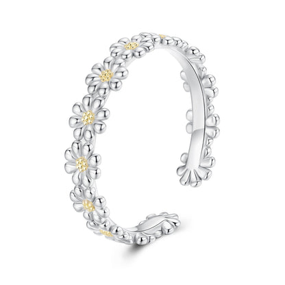 925 Sterling Silver Ring for Women - Style E, 0.4cm Width  DestGlow