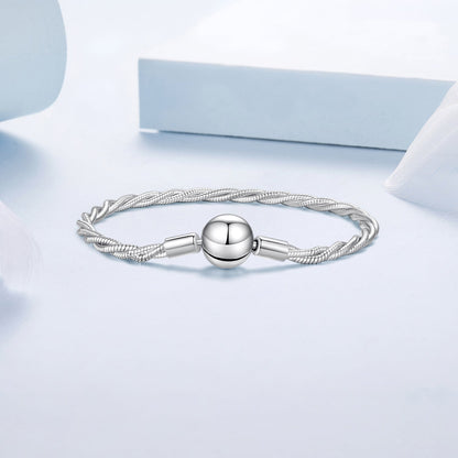 925 Sterling Silver Bracelet 17cm with Oxidized Finish  DestGlow