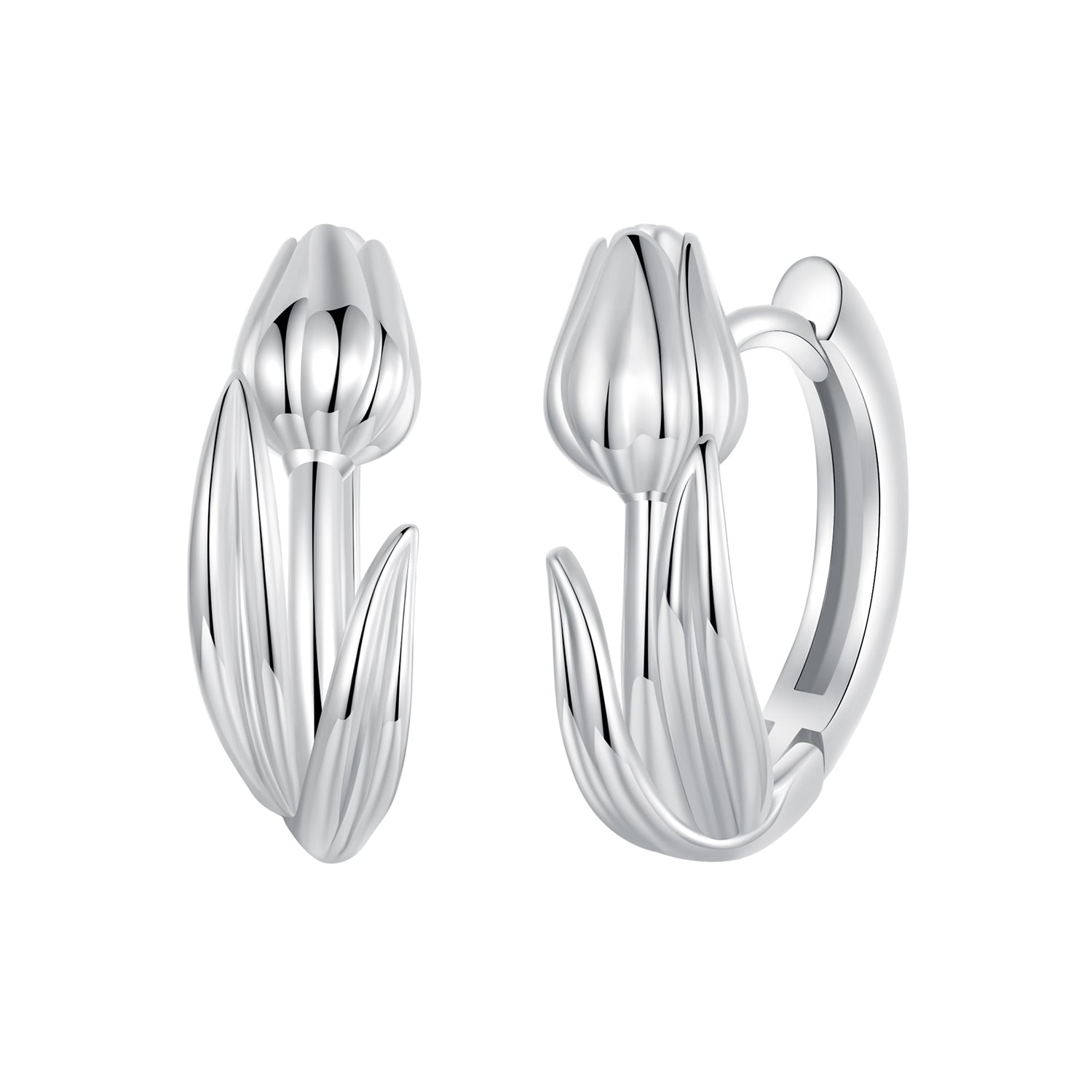 925 Sterling Silver White Gold Plated Earrings for Women  DestGlow