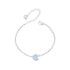 925 Sterling Silver White Gold Plated Bracelet with Enamel Process  DestGlow