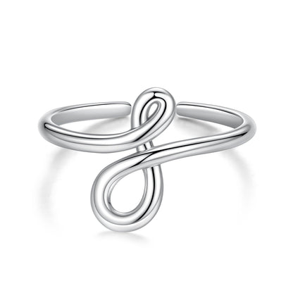 925 Sterling Silver Oxidized Silver 0.16 cm Ring  DestGlow