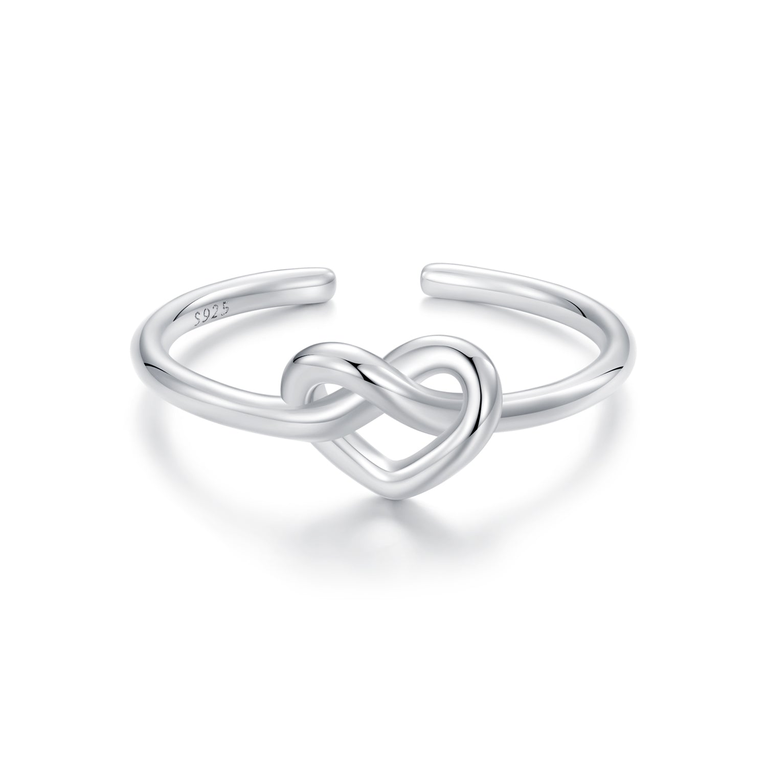 925 Sterling Silver &amp; Plated White Gold 1.6mm Ring for Women