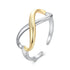 925 Sterling Silver Plated White Gold Ring for Women  DestGlow