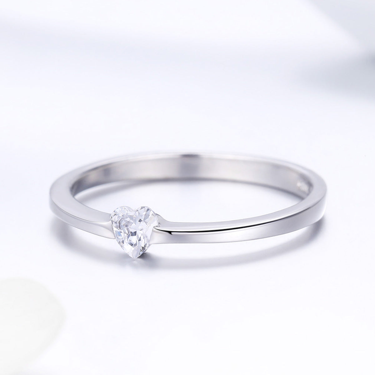 925 Sterling Silver Ring for Women Size 6.0 with Pavé Setting CZ  DestGlow
