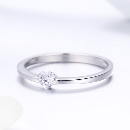 925 Sterling Silver Ring for Women Size 6.0 with Pavé Setting CZ  DestGlow