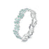 925 Sterling Silver Enamel and Platinum Plated Ring Size 6 for Women by Bids.com