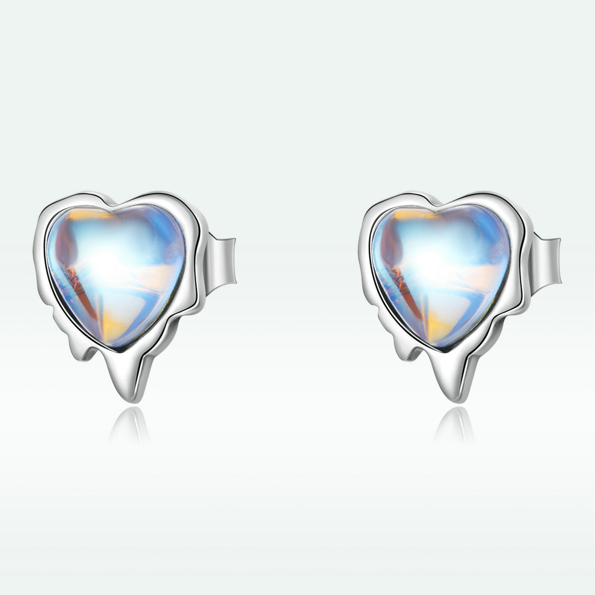 925 Sterling Silver Moonstone Earrings for Women  DestGlow