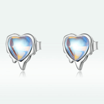 925 Sterling Silver Moonstone Earrings for Women  DestGlow