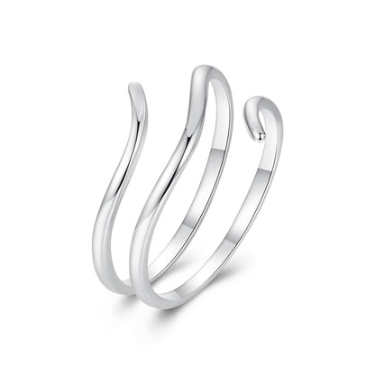 925 Sterling Silver Oxidized Silver Adjustable Ring for Men  DestGlow