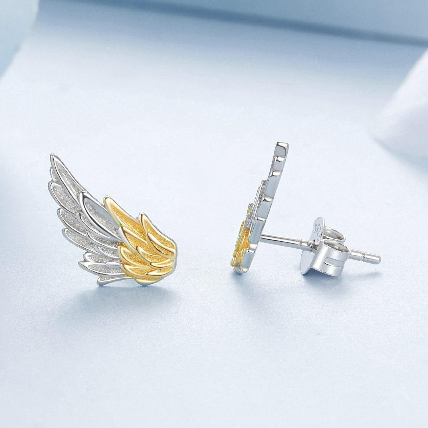 925 Sterling Silver Earrings with White Gold Plating for Women  DestGlow