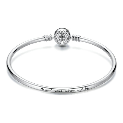 925 Sterling Silver 17.0 cm Oxidized CZ Bracelet for Women  DestGlow