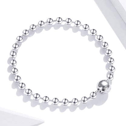 925 Sterling Silver Bracelet 17cm Oxidized &amp; Platinum Plated for Women