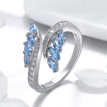 925 Sterling Silver Plated Platinum Pavé CZ Ring for Women  DestGlow