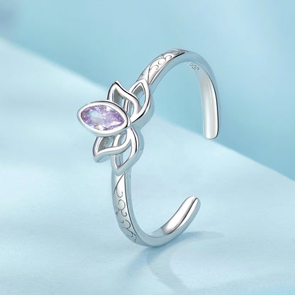 925 Sterling Silver 1.9mm Pavé Setting White Gold Plated Ring  DestGlow
