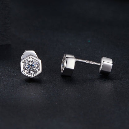 925 Sterling Silver 0.3 Carat Moissanite Earrings for Women  DestGlow