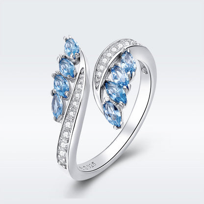 925 Sterling Silver Plated Platinum Pavé CZ Ring for Women  DestGlow