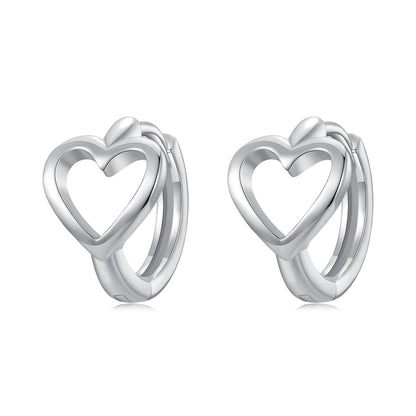 925 Sterling Silver Plated White Gold Earrings for Women  DestGlow